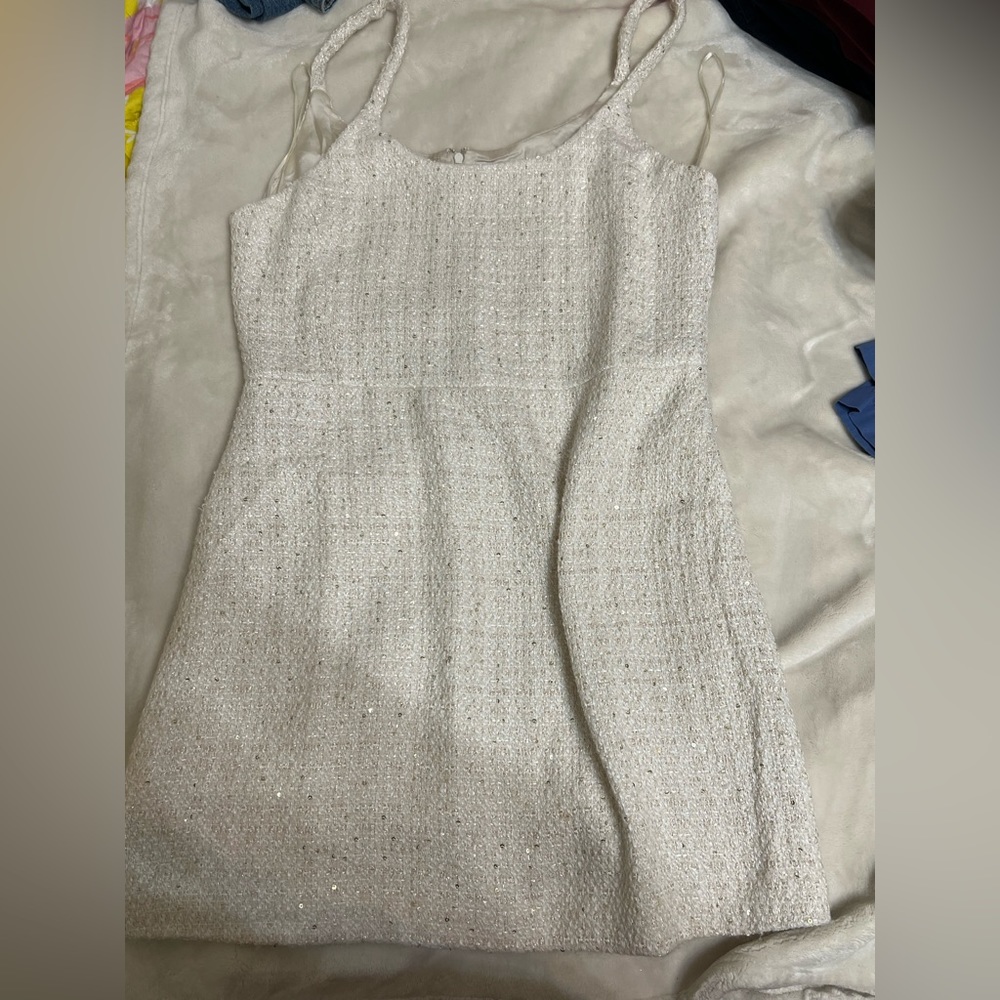 White formal dress